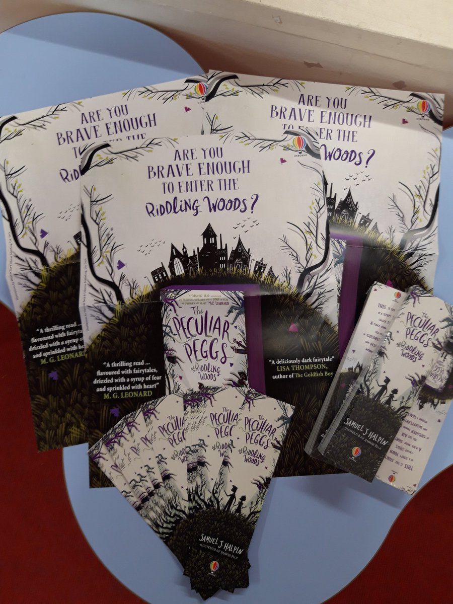 Huge thank you to <a href="/Usborne/">Usborne Publishing</a> for the post event <a href="/samueljhalpin/">Samuel J. Halpin</a> goodies in the post. Bookmarks are already in circulation and the posters will be framed tomorrow 😁