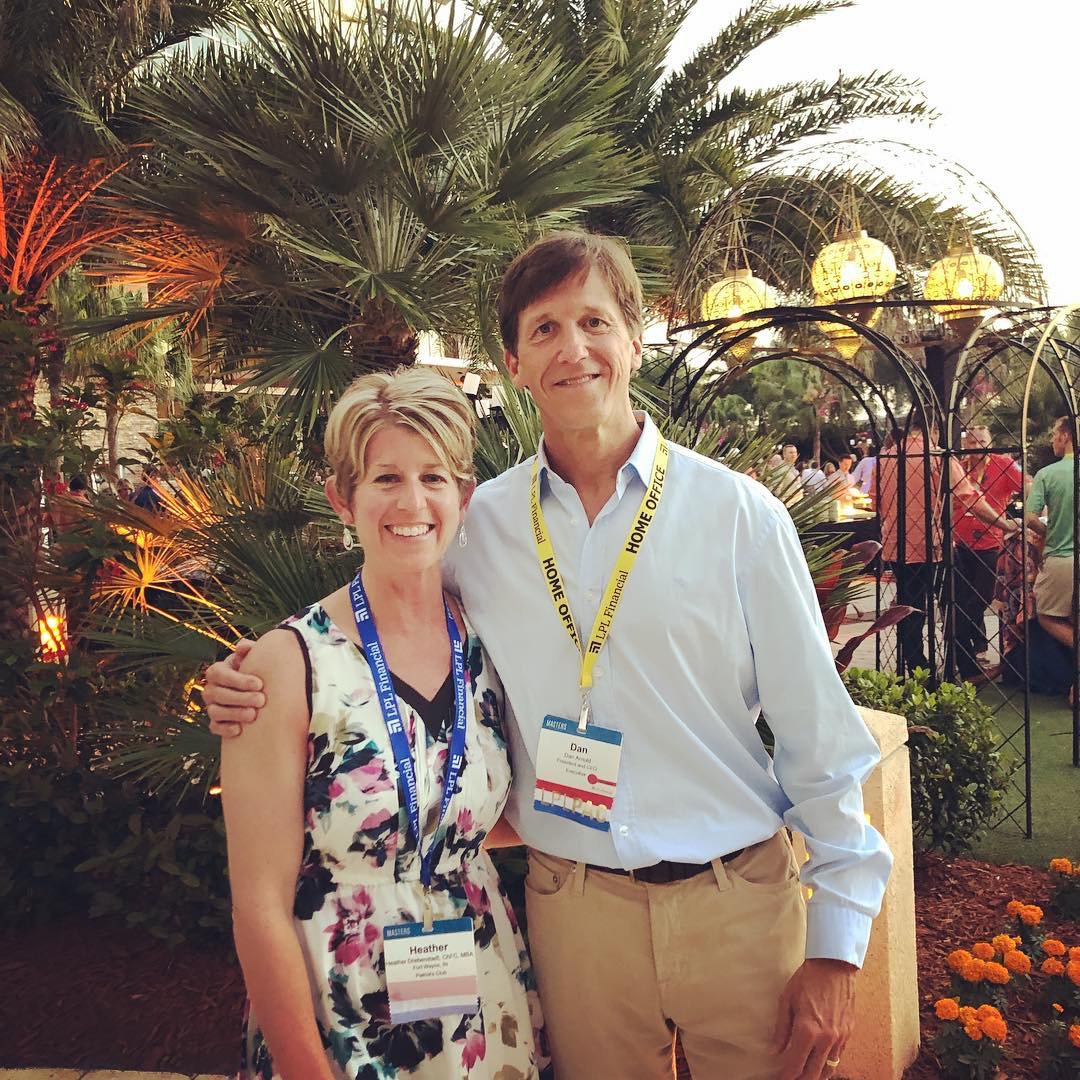 SCIadvisors's tweet image. Heather was able to say &quot;hello!&quot; to @DanHArnold, @LPL&apos;s President &amp;amp; CEO, during the #LPLMasters conference earlier this week!