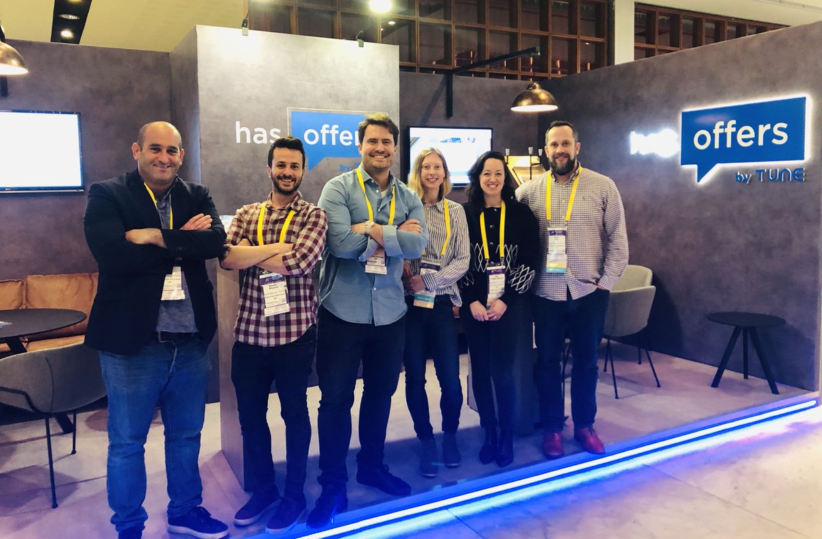The <a href="/HasOffers/">TUNE Partner Marketing Platform (fka HasOffers)</a> team had a great 2nd day at #ASEURO19. Come by our stand tomorrow at 3 pm for a drink at the Pub Crawl!