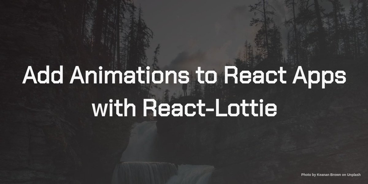 Aglowid's tweet image. Add #Animations to #ReactApps with #ReactLottie
#ReactDeveloper #ReactDevelopment #Reactfeatures #ReactUpdates
buff.ly/2SZ0VQR