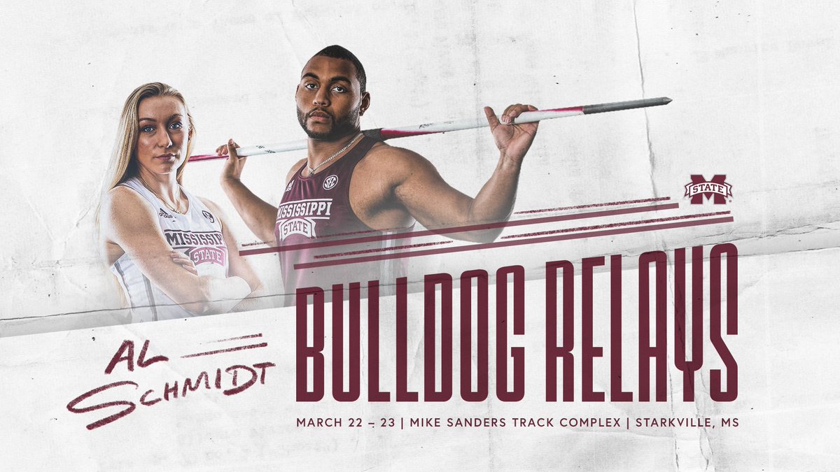 We've reached the single digits mark on our countdown to the Al Schmidt Bulldog Relays!

See you in #StarkVegas in NINE DAYS!

#HailState🐶