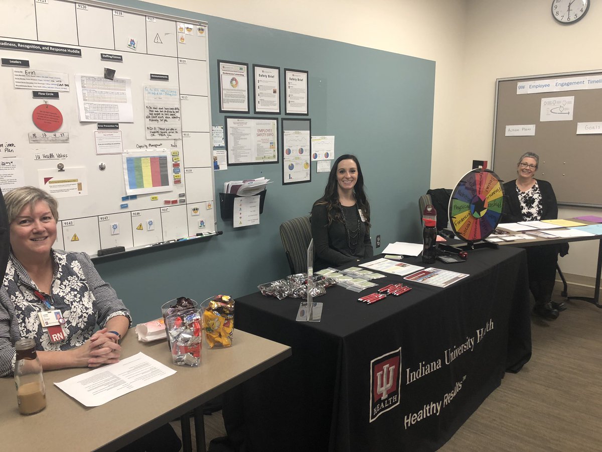 Patient Safety, Team Member Safety and IU Heath Values in full force at the Employee Safety Expo! <a href="/IUHealthTeam/">IU Health Team</a> <a href="/RileyChildrens/">Riley Children's</a> #PSAW19 #rileyvalues