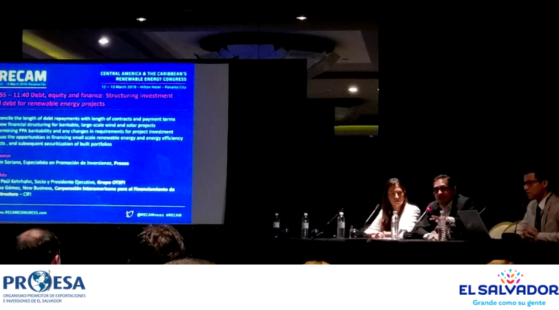 investinSV's tweet photo. El Congreso de Energías Renovables de Centroamérica y El Caribe #RECAM tiene por objetivo generar conocimiento y discusión en torno a las inversiones en proyectos de energía a base de fuentes renovables. #PROESA participa como ponente https://t.co/NbgOyFgLOR