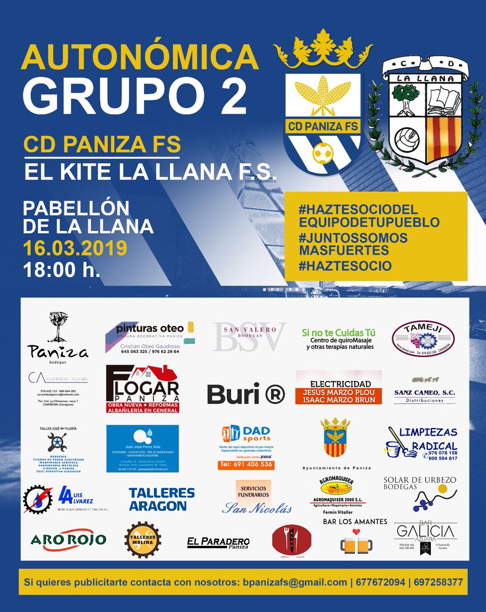 CDPANIZAFS's tweet photo. Este fin de semana de San José nos tocará desplazarnos hasta Ejea de los Caballeros. Partido muy complicado frente @LaLlanaFS en unos de los pabellones más duros de la categoría.
#AporOtraFINAL
#AupaPaniza
#Vamooooosss https://t.co/R1QNYyDoW0