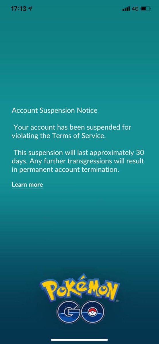 Stardust Pokemon Go Ban Wave Heard 2 Reports Of Account Suspension Till Now One Of Them Was From Itools And Other From Pogo App Pls Check Your Stardust Pokemon Go Ban Wave Heard 2 Reports Of Account Suspension Till Now One Of Them Was From Itools And Other From Pogo App Pls Check Your