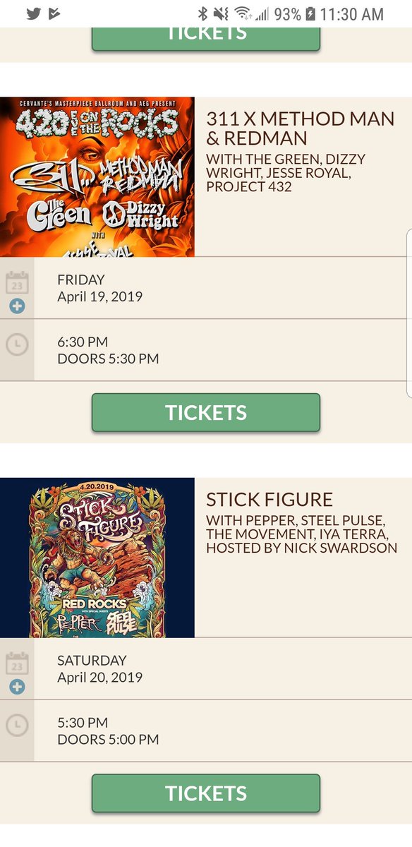 CoasterConshus's tweet photo. This is heaven! @311 @TheGreen808 @JesseRoyal1 @StickFigureDub @steelpulse @TheMovementVibe @iyaterramusic #Project432 @RedRocksCO https://t.co/Abx3I3mFh3