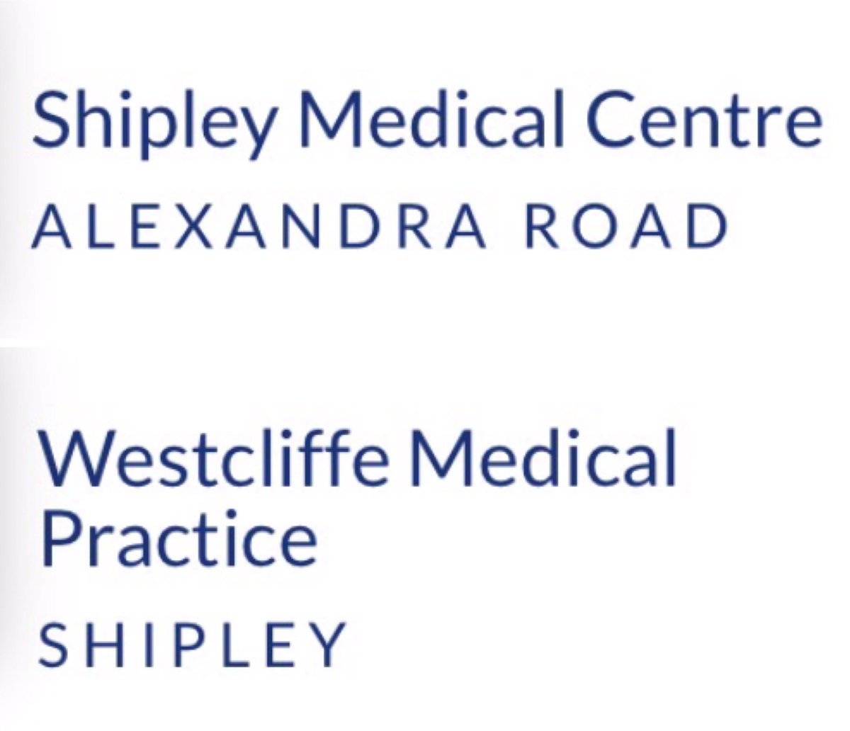 Shipley Medical Practice & Westcliffe Medical Practice are formally joining (if you’re a patient of either practice you should have received a letter) There’s a patient meeting on Monday 18th March 7pm at Shipley Library if you would like to know more or have any questions.
