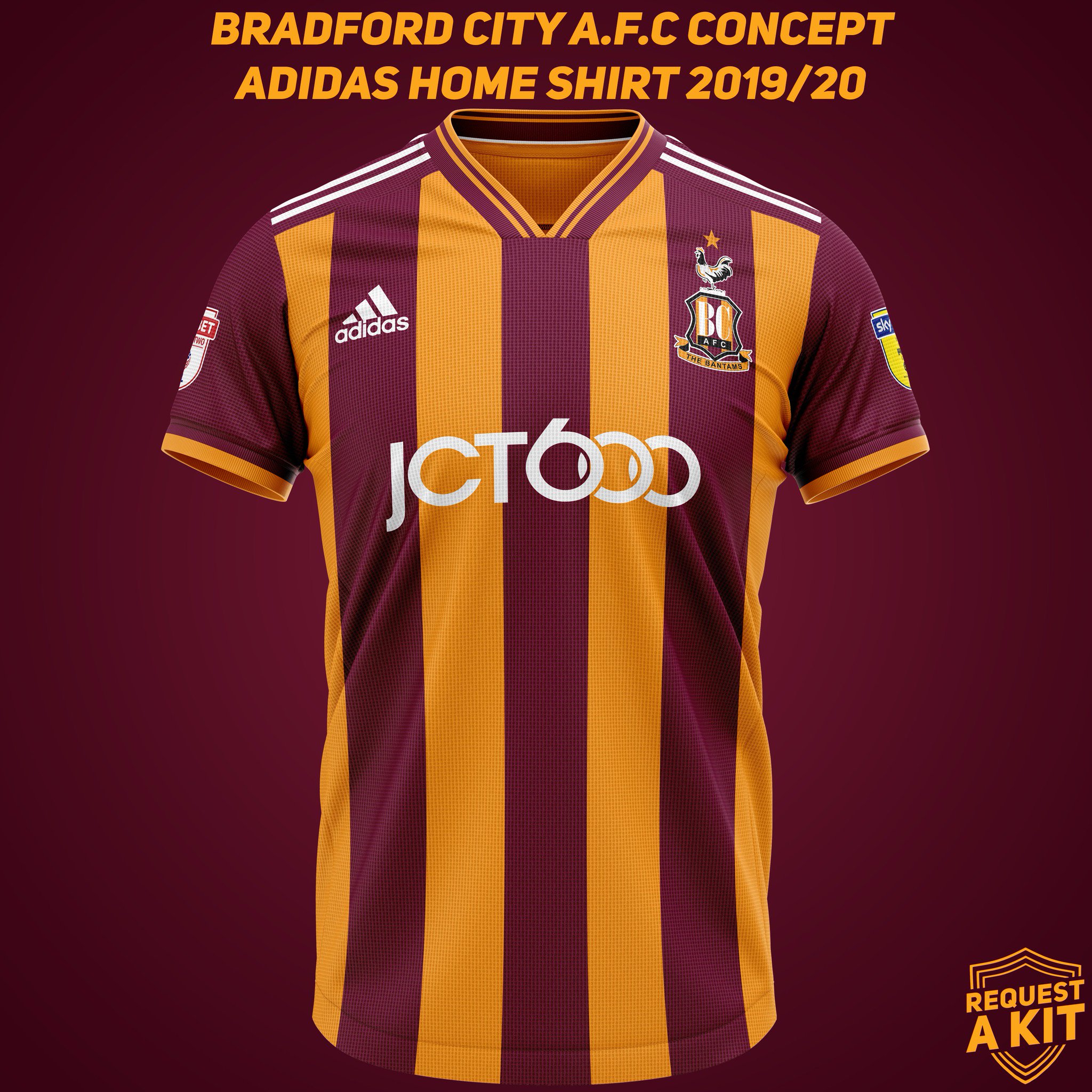 bradford city new kit