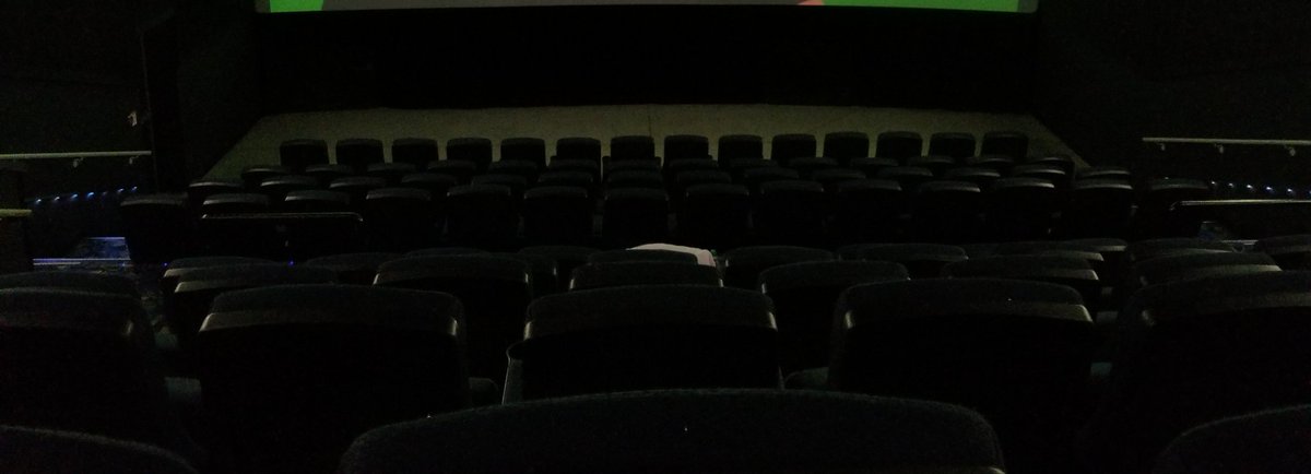 MsJillianSkye's tweet photo. If you sit right beside me in an otherwise completely empty theatre, you better be ready for me to talk through the entire thing. Maybe next time you'll think twice. #moveover https://t.co/DlLxp44gql