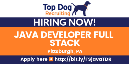 topdogrecruit's tweet photo. #Hiring JAVA DEVELOPER FULL STACK - PA #jobs #jobsearch #jobseeker #jobshiring #Healthcare #J2EE #Servlets #JSF #Struts #Wink #Spring #Hibernate #JSPs #JSON #JavaScript #SWdeveloper #Fullstack #ComputerScience #Engineering #IS #Pittsburgh #PA
Apply here https://t.co/76IOuD9hoi https://t.co/azJ2YyB31F