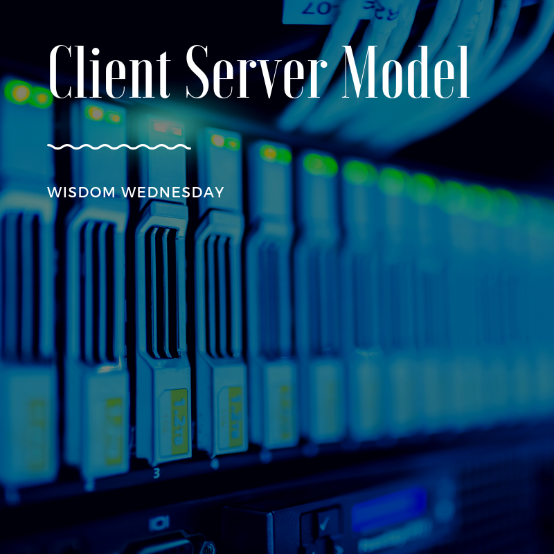 BCCChicago's tweet photo. The client-server model describes how a server provides resources and services to one or more clients. For example, a web server can provide a connection to desktops, laptops, tablets, and smartphones. #WisdomWednesday #ClientServerModel #Server #Technology https://t.co/l9cr2WmDri
