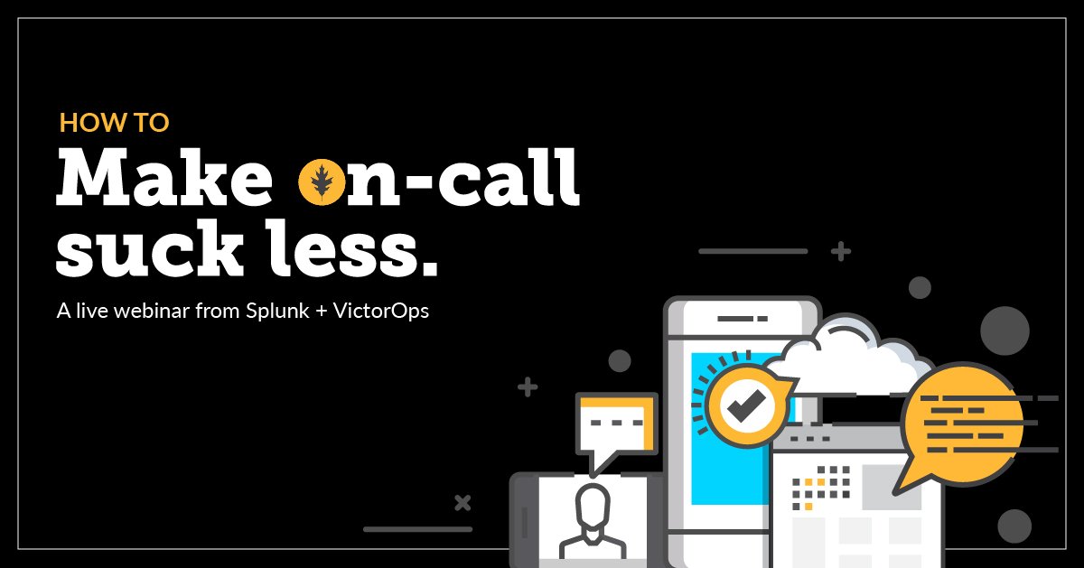 billemmett000's tweet photo. Being #oncall sucks! Here's 5 tips from #SRE Jonathan Schweitert and the the incomparable @melanie_postma of @splunk and @VictorOps on making on-call a more humane experience . https://t.co/RE2up97doH … https://t.co/890mQbRjlo