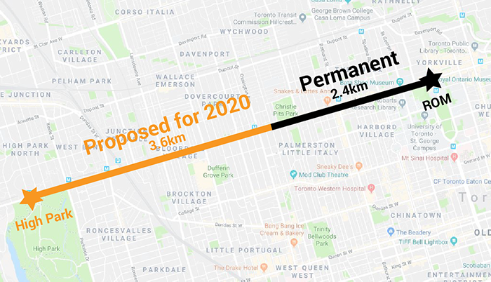jenniferhollett's tweet image. Close to 1 million rides on the Bloor bike lane over the last year. Let's keep going! #TOpoli #BuildtheGrid cycleto.ca/news/one-milli…