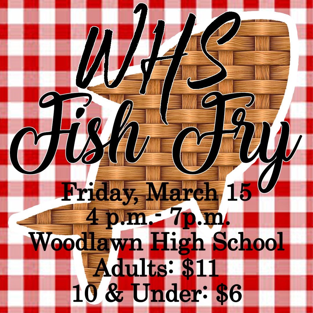 Join us at Woodlawn High School for a delicious meal to support the Freshmen and Junior classes in their effort to raise funds for prom!
Created by: Eli Fauss