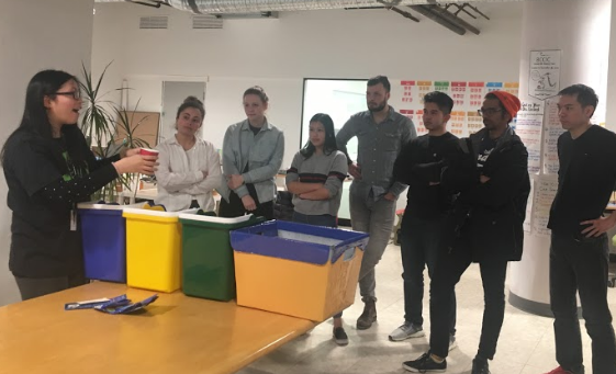 Thanks to our friends <a href="/gogreenchair/">Green Chair Recycling</a> for giving us an informative presentation on sorting our recycling! #ReduceReuseRecycle #SDG12 #SustainableConsumptionandProduction 🥕💿🗞️♻️