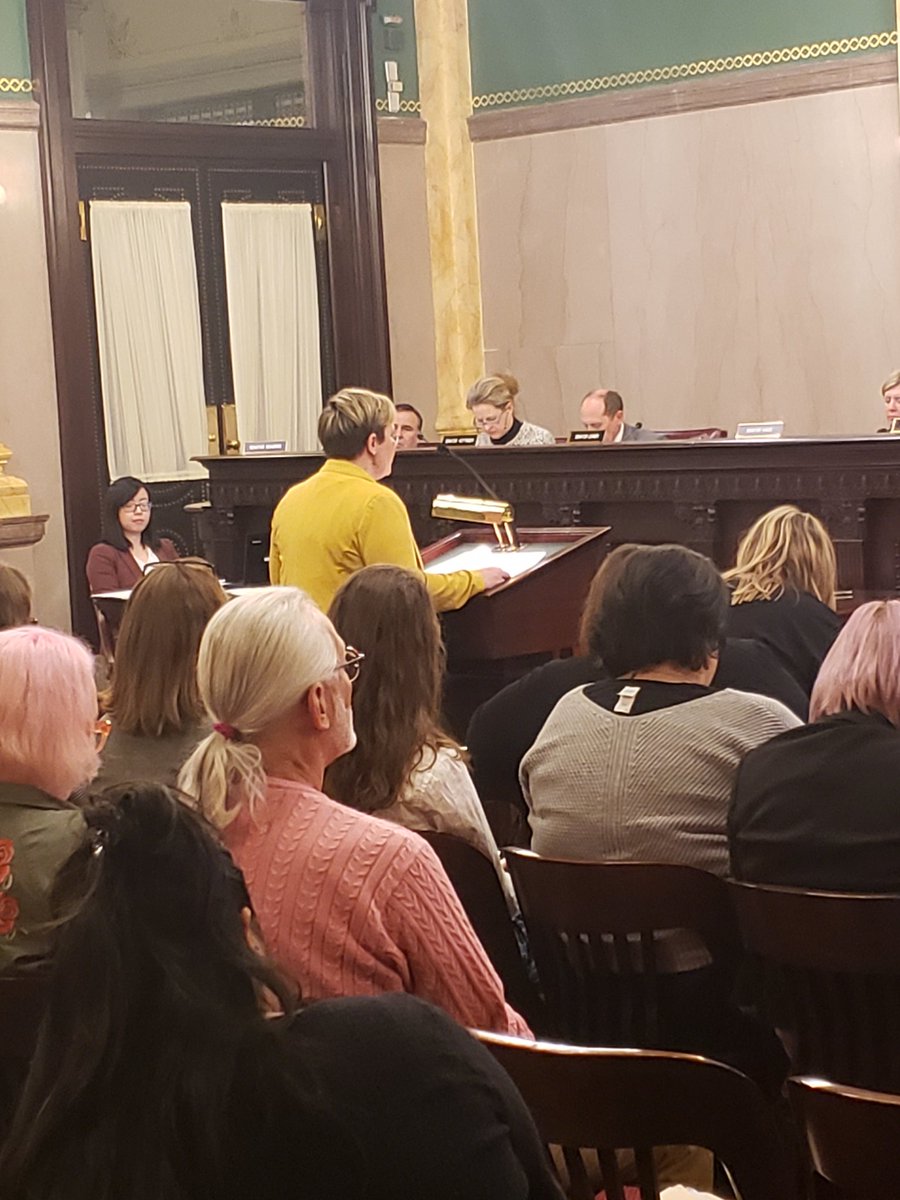 Senate Health and Human Services Committee hearing on SR41 and SB23. <a href="/OhioSenateDems/">Ohio Senate Dems</a>,  <a href="/nickieantonio/">Nickie J. Antonio</a> and Tina Maharath have both broken records for women in the <a href="/ohiosenate/">Ohio Senate</a> #CSUinColumbus #engaged #WomensHistoryMonth