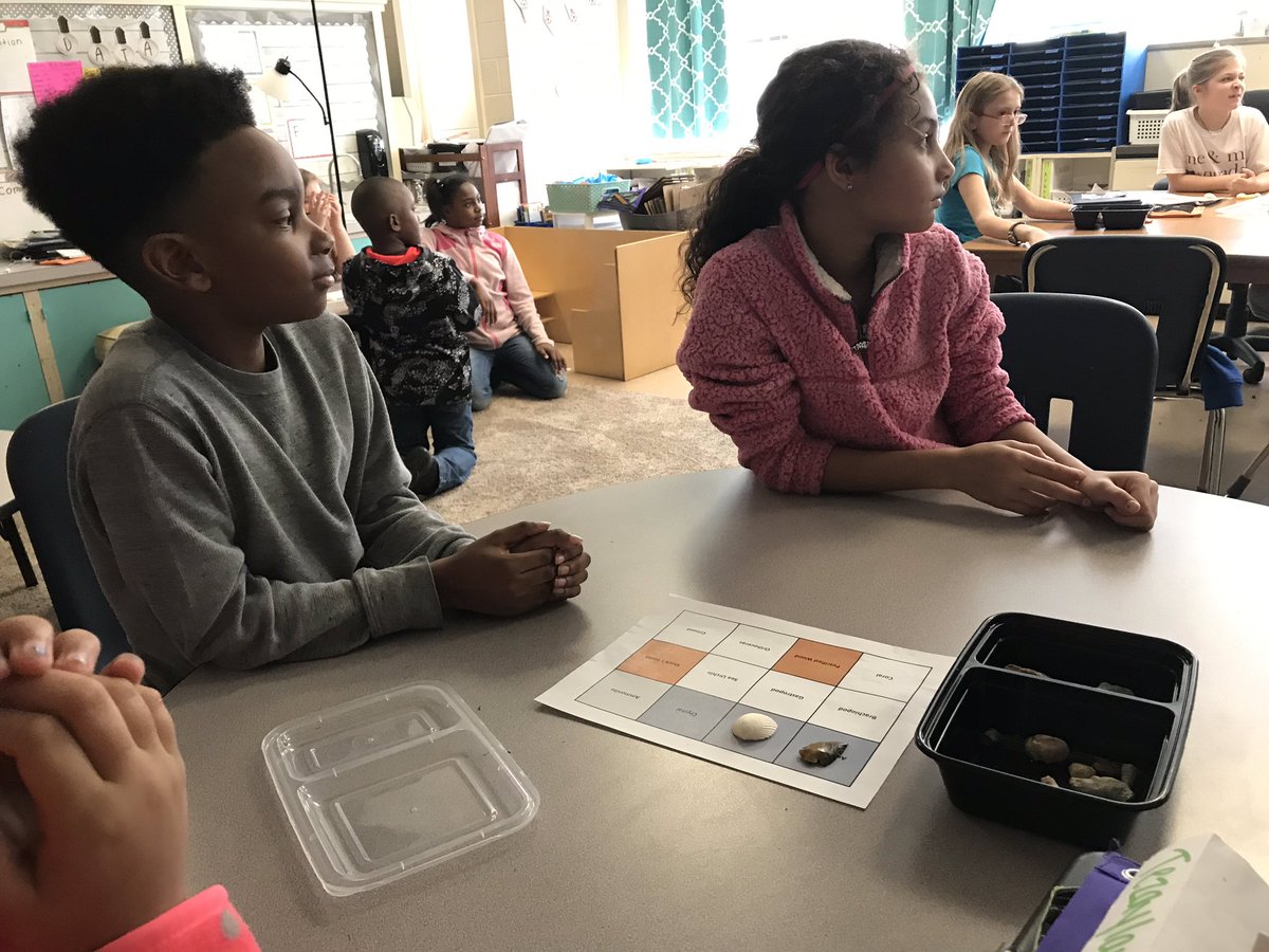 3rdGrdLemonade's tweet photo. Learning about fossils @mcdowell_elem @laurendhyatt @AmandaC_Inman @mm_sandrell https://t.co/ZmkaBmEcto