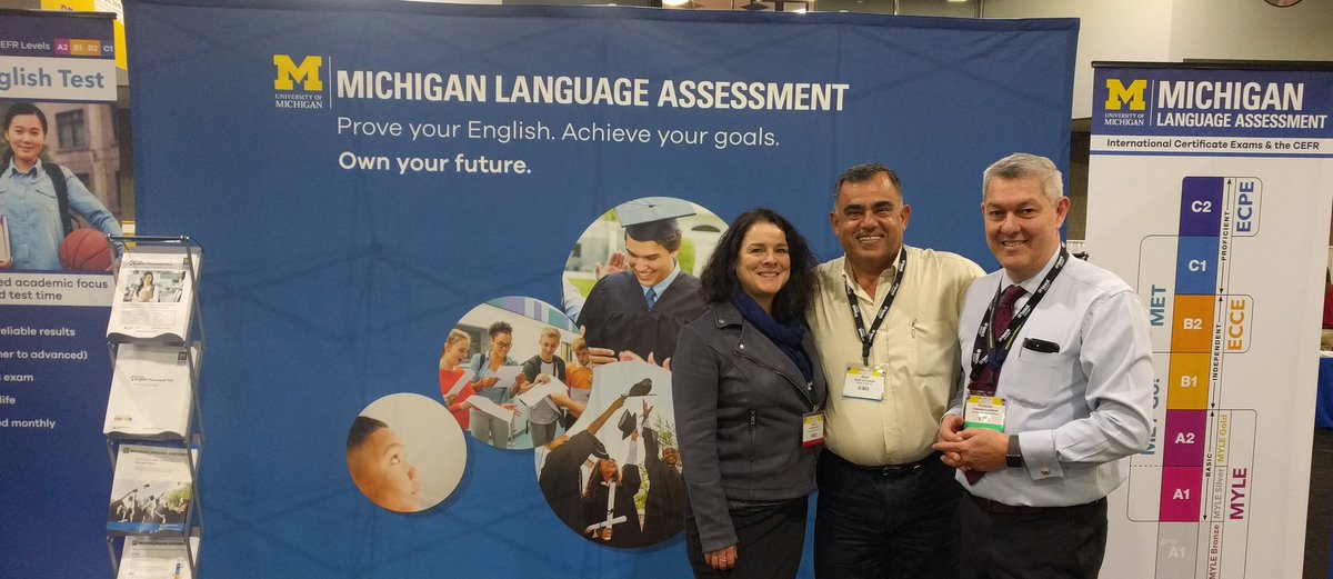We love having the opportunity to meet with our stakeholders from Chiclayo, Peru at #TESOL19!