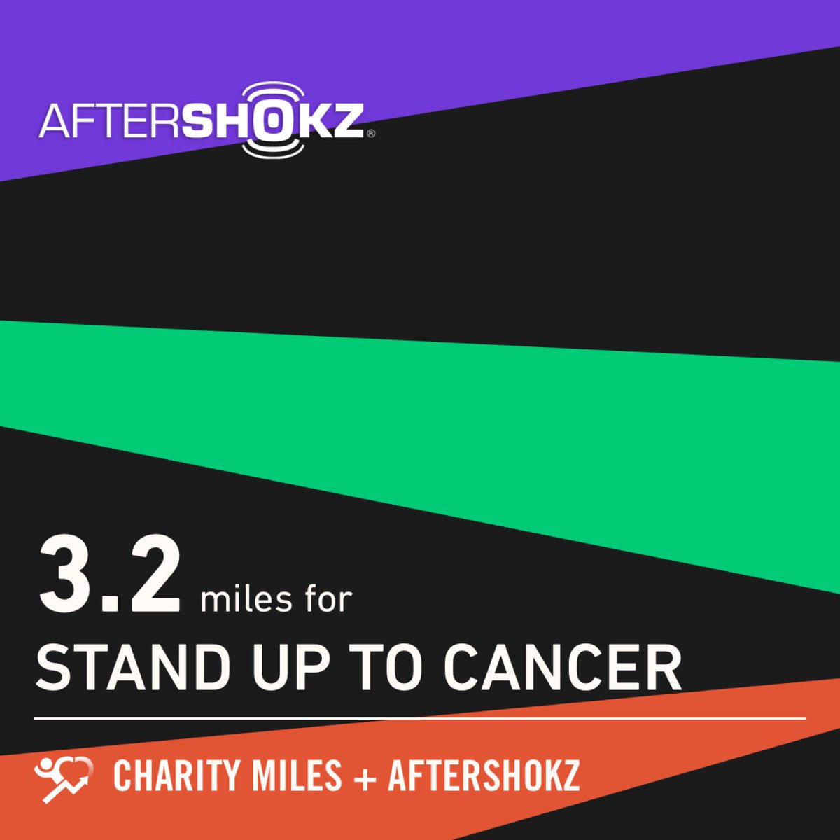 ErrolDSquirrel's tweet photo. #myracemaypace. #everylittlebithelps. 3.2 @CharityMiles for @SU2C. Thx @Aftershokz for sponsoring me. #ShokzSquad https://t.co/ozusHd9lMI https://t.co/2hCmHAJvrI