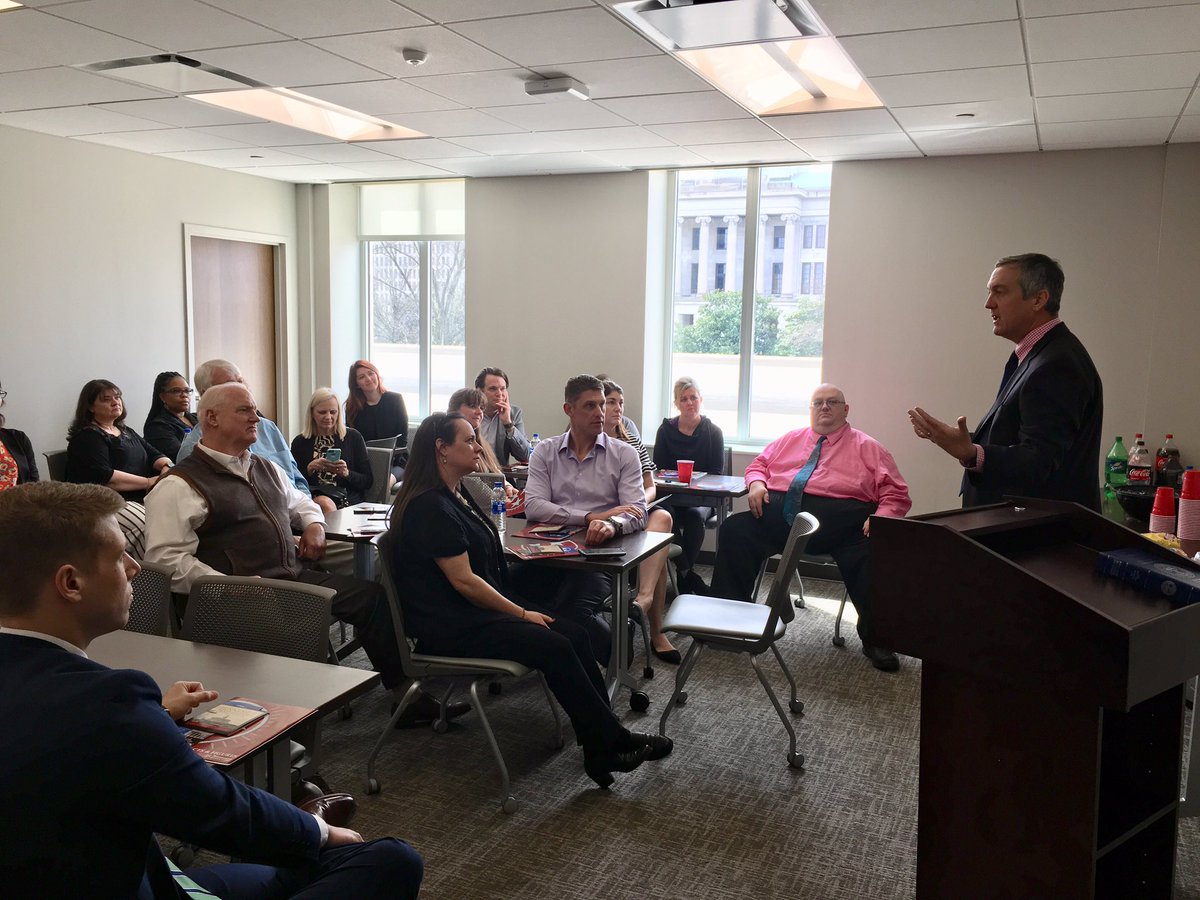 Spent a fun and engaging time with the accomplished members of Leadership Dickson County. Thank you @staterepcurcio, Sen. <a href="/kerryeroberts/">Kerry Roberts</a>, Rep. <a href="/MaryLittleton78/">Mary Littleton</a> and @discoverdickson for your dedication and service to the citizens of Dickson Co.!