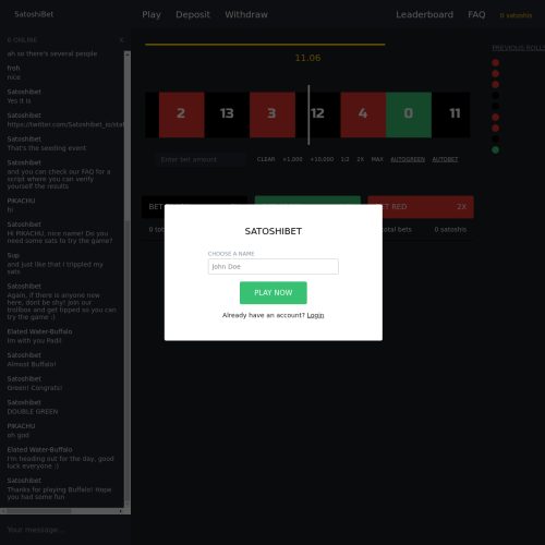 ⚡  New venue  ⚡

Satoshibet  🎲🎮
CSGO like provably fair roulette. Trollbox with tipbot. Autobetting.

lightningnetworkstores.com/?sort=newest

#LN #btc #lightning #bitcoin #bitcoinLNS #LightningNetwork