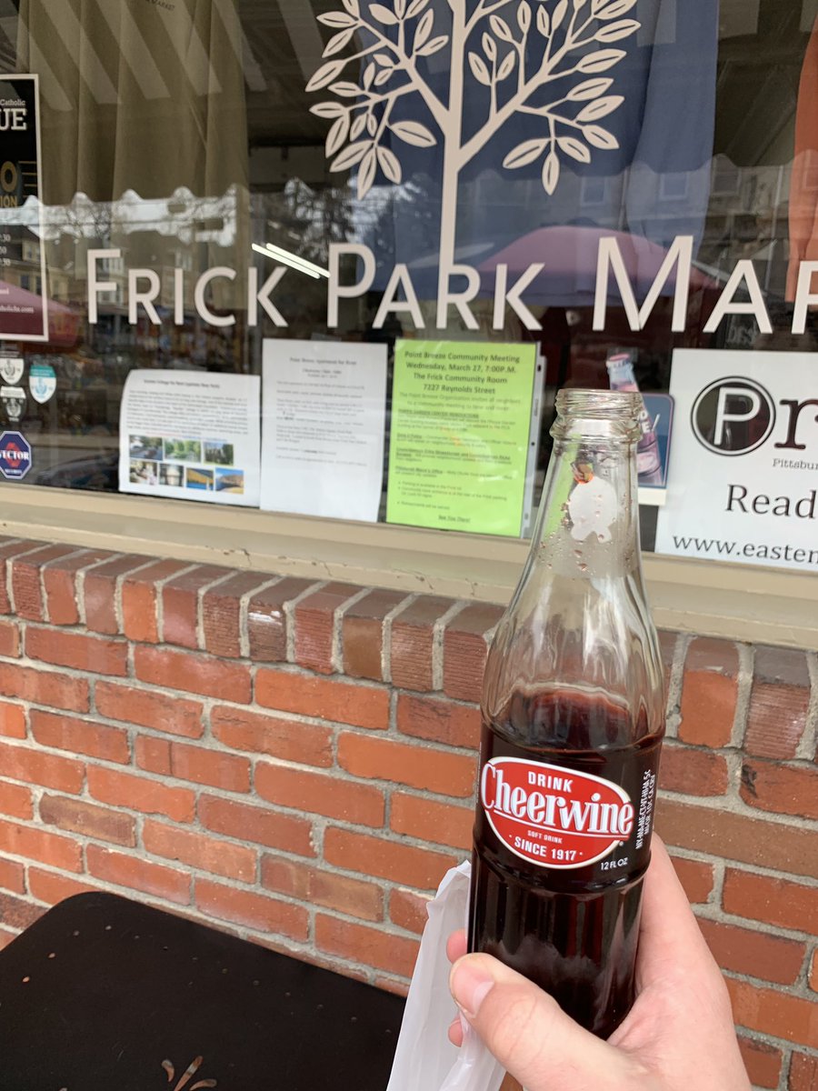IMissBojangles's tweet photo. Visited Frick Park Market. Spoke with the owner who reminisced about young Mac Miller going there daily. They literally had everything you need, even Cheerwine, in PA. #ThumbsUp #RIPMacMiller https://t.co/lxzIVLCH3m