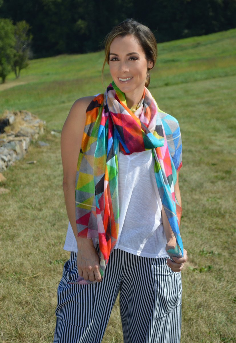 DupattaDesigns's tweet photo. NEW STOCK HAS ARRIVED. The contemporary Matrix scarf has the colorful accent you have been looking for this season! Order your spring scarves now. Email, call or shop online today. https://t.co/OW362maJWt
