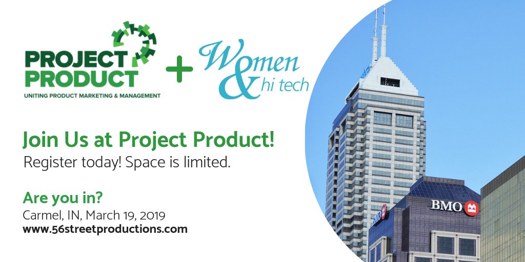 WomenandHiTech's tweet photo. Last chance to register for #ProjectProduct19! Hope to see you on 3/19. #productmanagement #prodmgmt #productmarketing #prodmkt #prodmktg https://t.co/ufpLn9f4yC https://t.co/KTtxP1xxJL