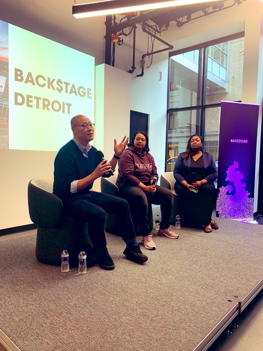#Detroit shows up for underrepresented startups y’all. 🔥🔥🔥

Live from our <a href="/BackstageDET/">Backstage Detroit</a> Launch event! 

<a href="/MayorMikeDuggan/">Mayor Mike Duggan</a> <a href="/dugsong/">Dug Song</a> <a href="/ArlanWasHere/">Arlan 👊🏾</a> <a href="/imchristiepitts/">Christie Pitts 💫</a> <a href="/mwheat14/">Monica Wheat</a> <a href="/tapankataria/">Tapan "Tops" Kataria</a> <a href="/Amanda_Jenn/">Amanda Lewan</a> <a href="/Backstage_Cap/">Backstage Capital</a>