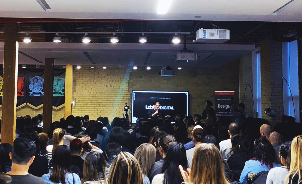 LiamThurston's tweet image. So honoured to have the #WeAreDesignX community in house at @loblawdigital tonight. Lookit these talented beauties 😀😀😀