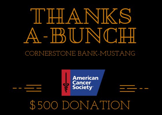 MustangRelay's tweet photo. shoutout to our newest sponsors! thank you so much!! https://t.co/g7eGEsCjEj