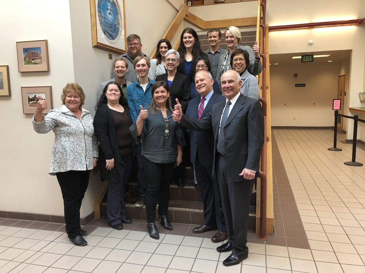 PresKHB's tweet photo. I’m incredibly proud to work alongside these newly tenured faculty. Congratulations! https://t.co/YgSoxCWAI2