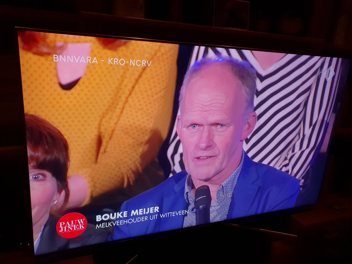 Trots op mijn vader. Hij heeft bij @pauwnl en <a href="/JinekLive/">Eva Jinek</a> een dijk van een verhaal!  #melkvee #duurzaamheid #familiebedrijf