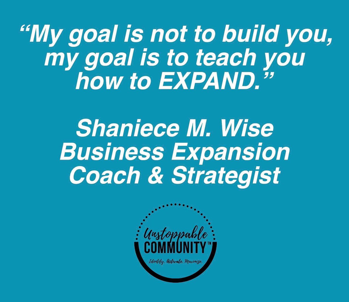 ShanieceMWise's tweet image. Do you know how to expand your business?
I can show you...
shaniecemwise.com