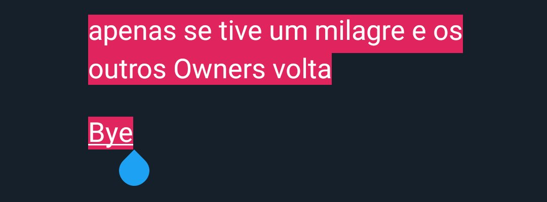 Bom galera a BTC vai dá uma pausa pelo simples motivo de que os Owners Desapareceram Do nada
Os Admins Nao está afim de marca cxc (preguiçosos) e o único que marcava (foxy) vai dá uma pausa de Mine por esta enjoando então
Não adianta chama Dm pedindo cxc que nós só vai inginora