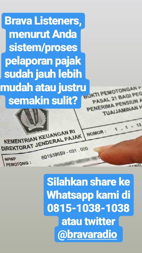 Bravaradio's tweet image. #bravatalk
#gooddayjakarta