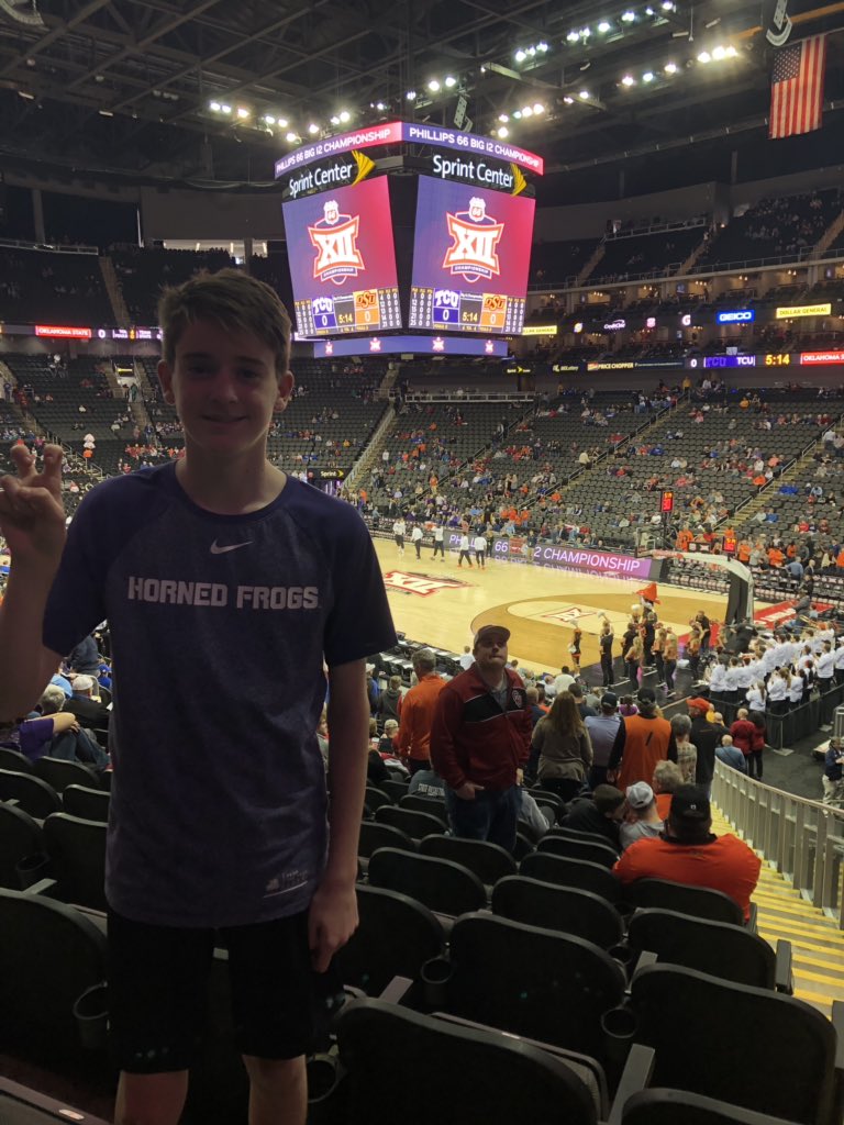 Riff, ram, bah, zoo!! 💜🐸 🏀#Big12MBB