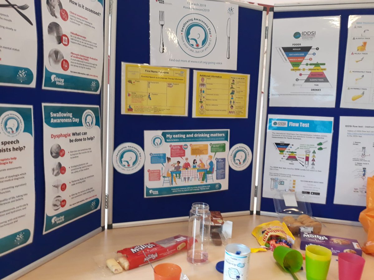 SLT Jasmine was at Parkside Lodge this afternoon for #SwallowAware2019 with staff and service users. Some interesting discussions took place about the challenges of thickening fluids. Great work guys! <a href="/LeedsandYorkPFT/">Leeds & York Partnership NHS Foundation Trust</a> <a href="/HoatherLindsey/">Lindsey hoather</a> <a href="/RCSLT/">RCSLT 💙</a>