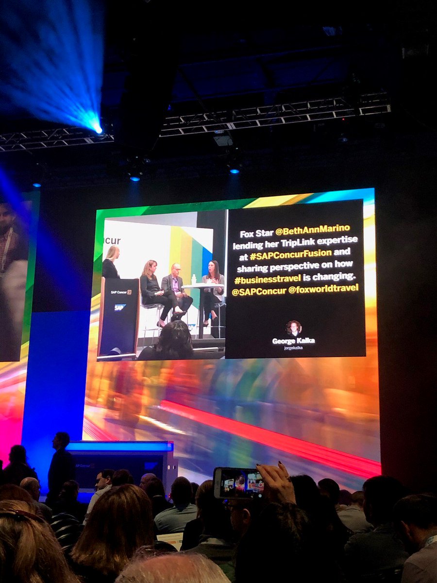 foxworldtravel's tweet image. A tweet about a #FoxStar tweeting about another #FoxStar. Foxception! 
#SAPConcurFusion #foxworldtravel