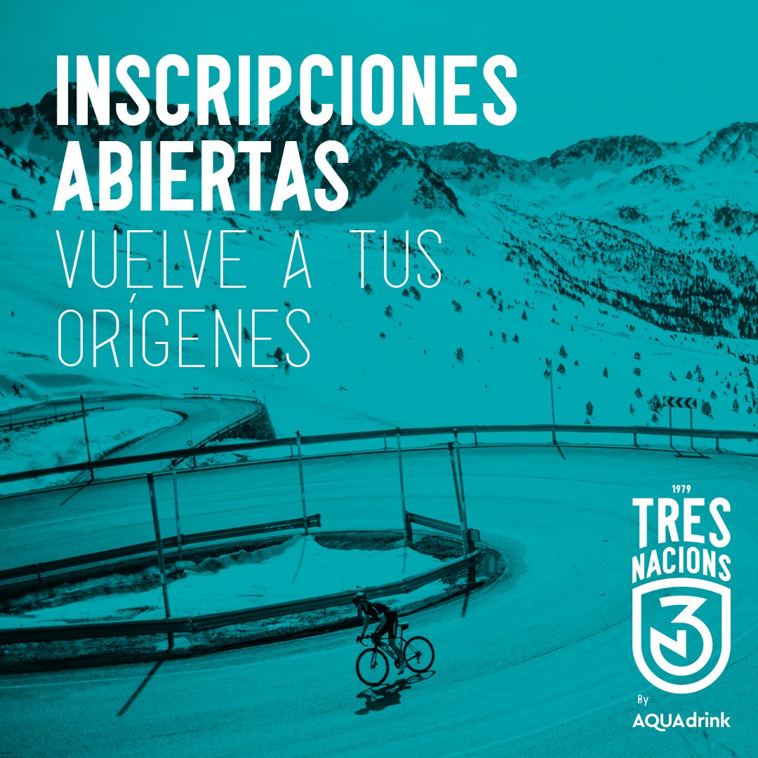 ¿Volverás a tus orígenes? INSCRIPCIONES ABIERTAS en 3nacions.com
Nos vemos en Puigcerdà el día 15 de junio!
bit.ly/2HsYO5C
