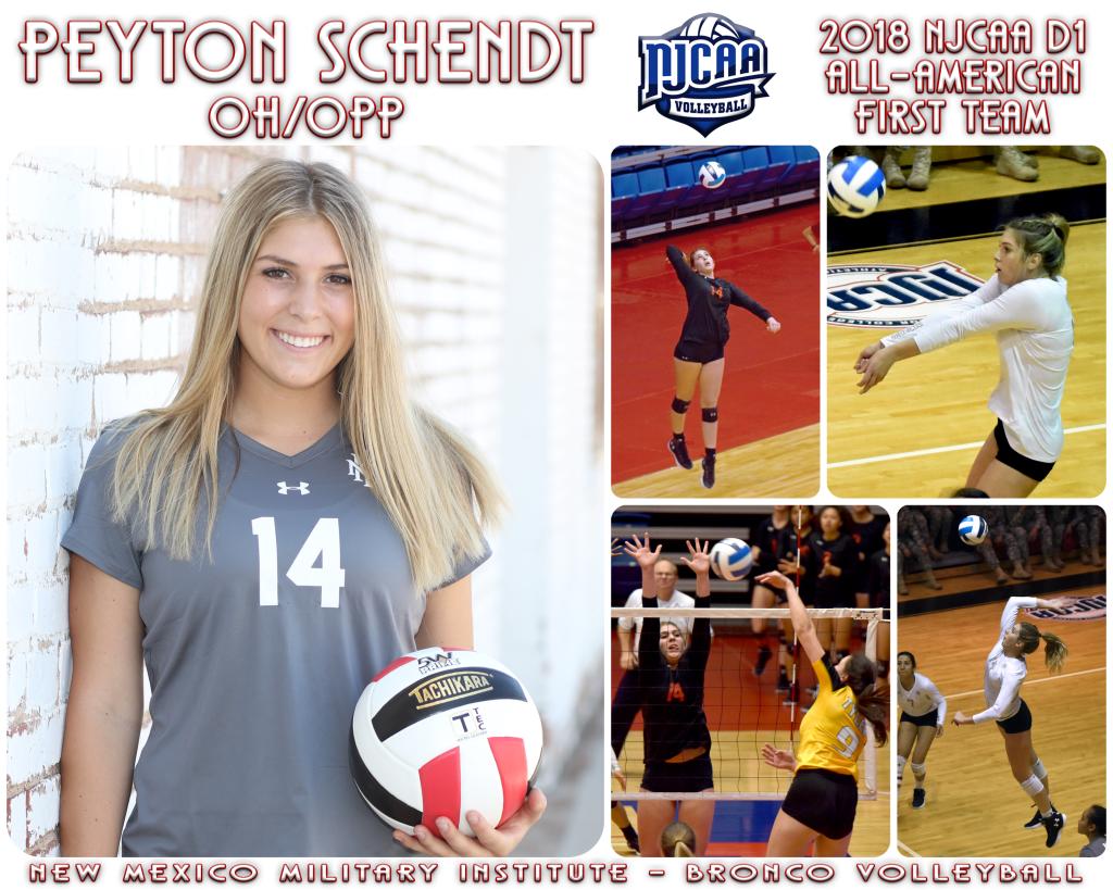 NMMIAthletics's tweet image. Schendt named first Bronco First Team All-American wordpress.nmmi.edu/nmmipost/2019/…