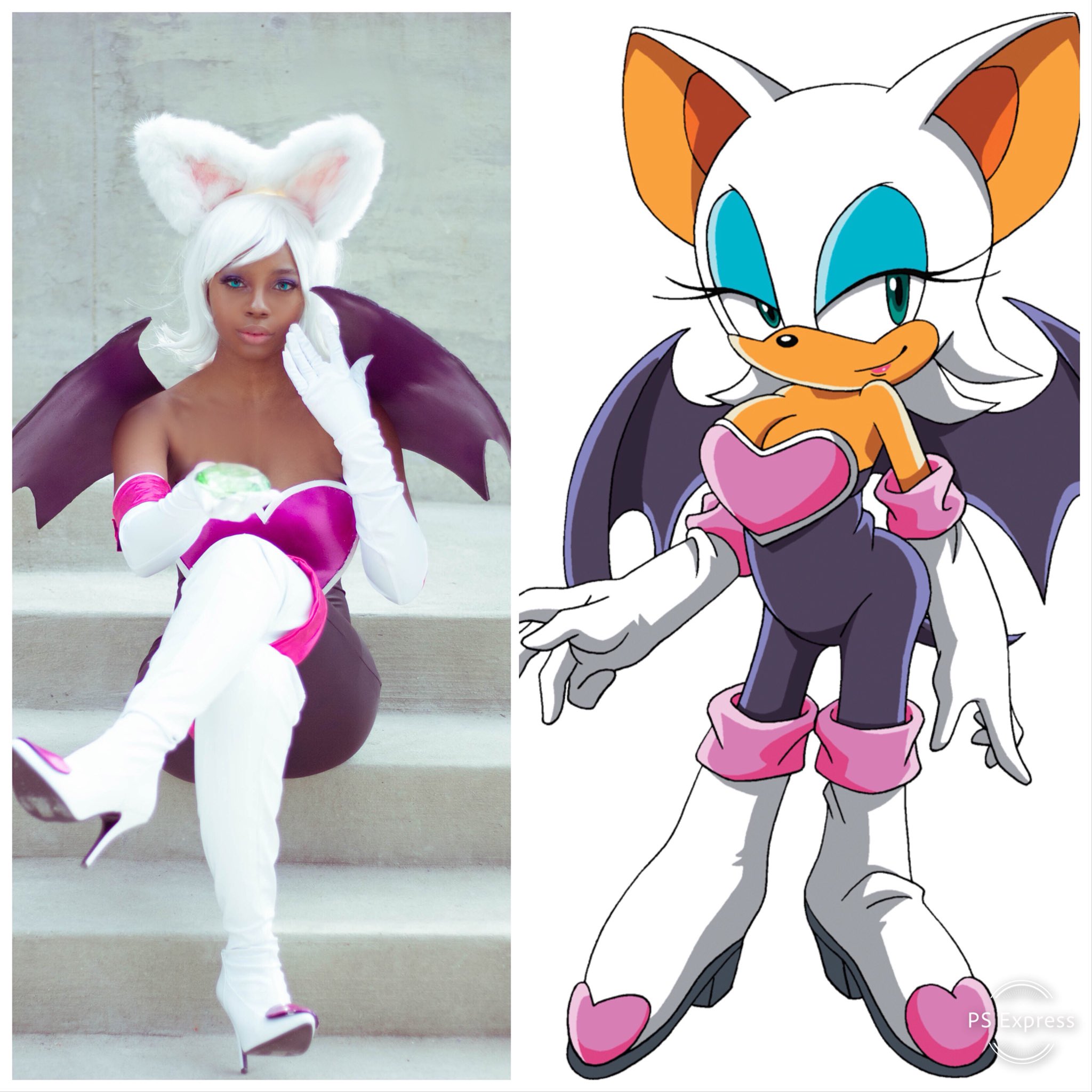 My Rouge The Bat cosplay collaboration w. ✨. 986. 