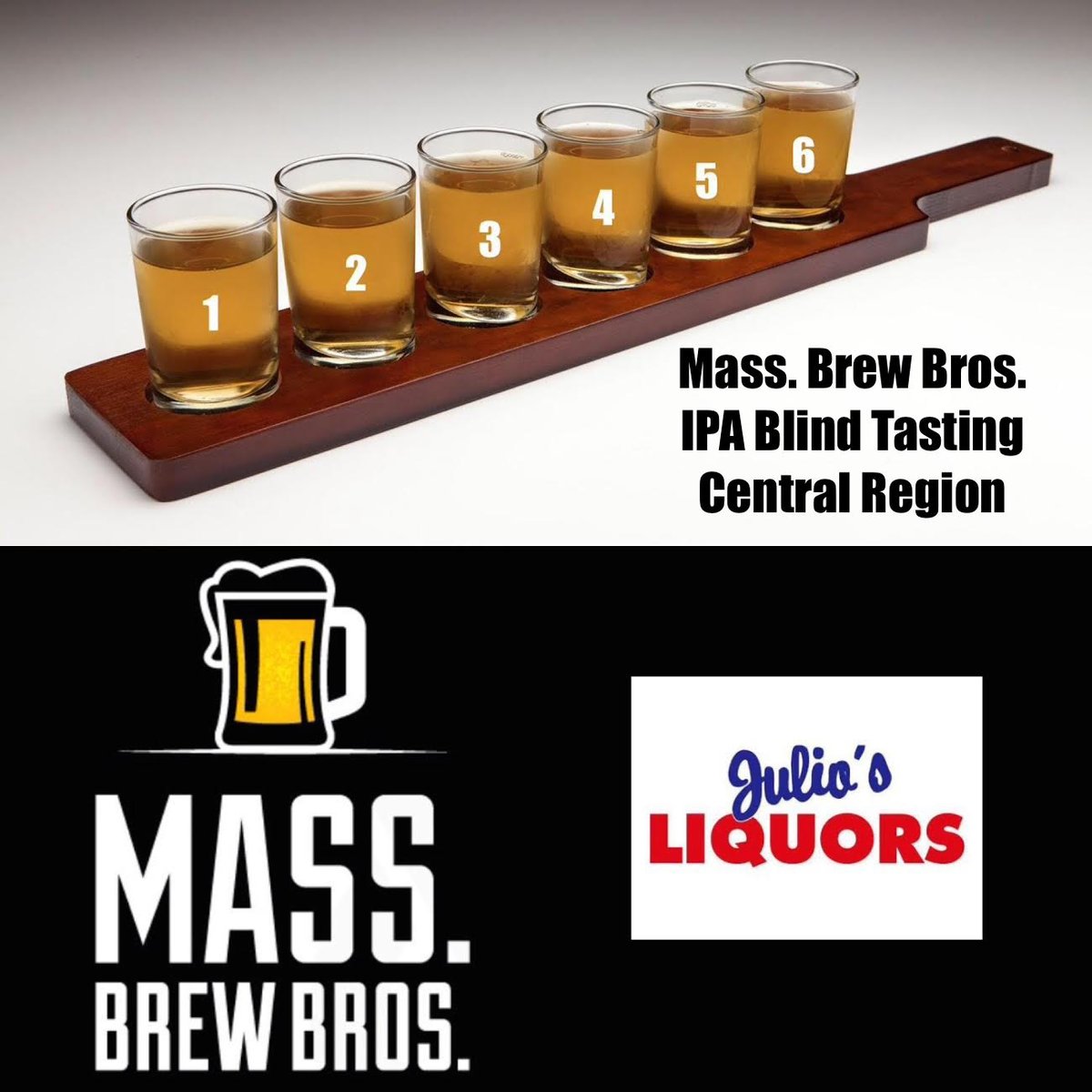 Tickets are now available for our Massachusetts IPA Blind Tasting Central Regional at <a href="/JuliosBeer/">Julio's Beer Dept.</a> in #Westboro on March 31st - Space is very limited so act fast!

Purchase Tickets Here: bit.ly/2T8D01y 

#IPA #Massachusetts #beertasting #tasting #craftbeer