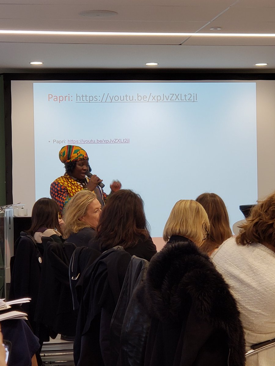 MabelNabz's tweet photo. A farmer from Ghana shares some a story on improved livelihoods for women in her community from support given by action aid on value chain management and business skills. Happening now at the FLOW side event at the netherland permanent mission to UN. @MenEngageAfrica #MEA_CSW63 https://t.co/kXzo32eP7q