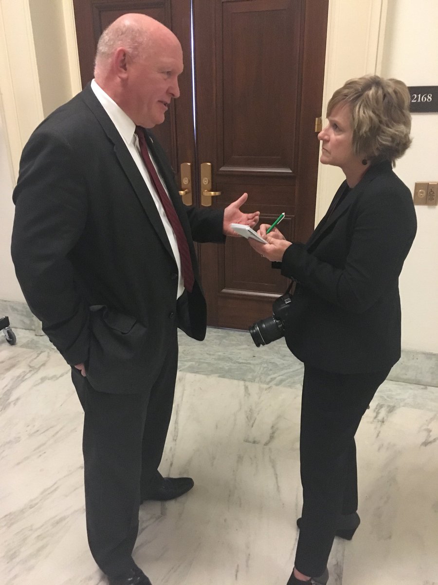 CongressmanGT's tweet photo. Thank you β¦@scrowellβ© for asking about the dairy provisions in the #FarmBill #ofbdc https://t.co/xqO2Z52Pko