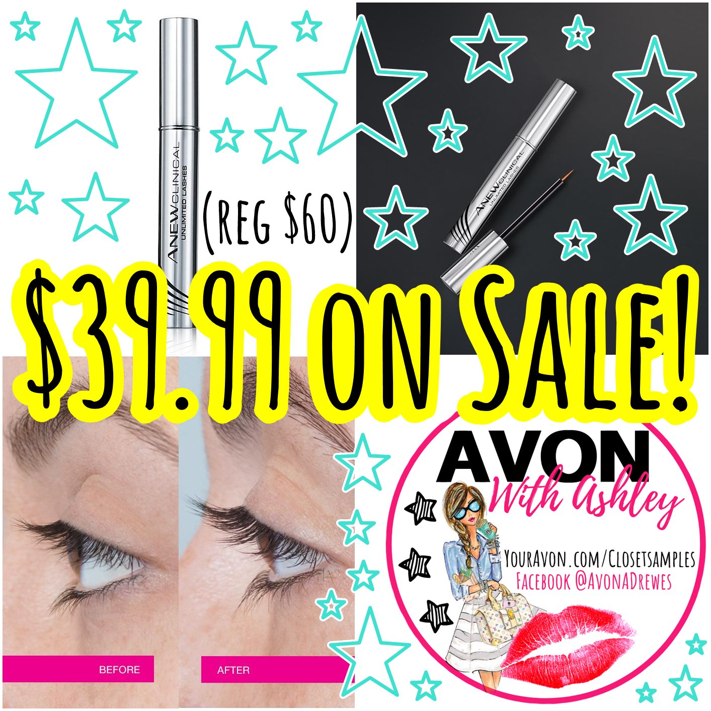 $39.99 (reg $60) Anew Clinical Unlimited Lashes Lash & Brow Activating Serum