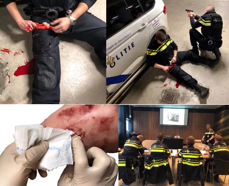 ArjenSterk's tweet photo. Eerste BPZ politie train de trainer afgerond #Traindetrainer #SpecialMedics #QuikClot #Politie #StopdeBloeding #politie #veiligheidsregio #tacticalmedicine #PolitieAcademie #masscasualtyincidents #tgb #bleedingcontrolkit https://t.co/8PdQLj6blu