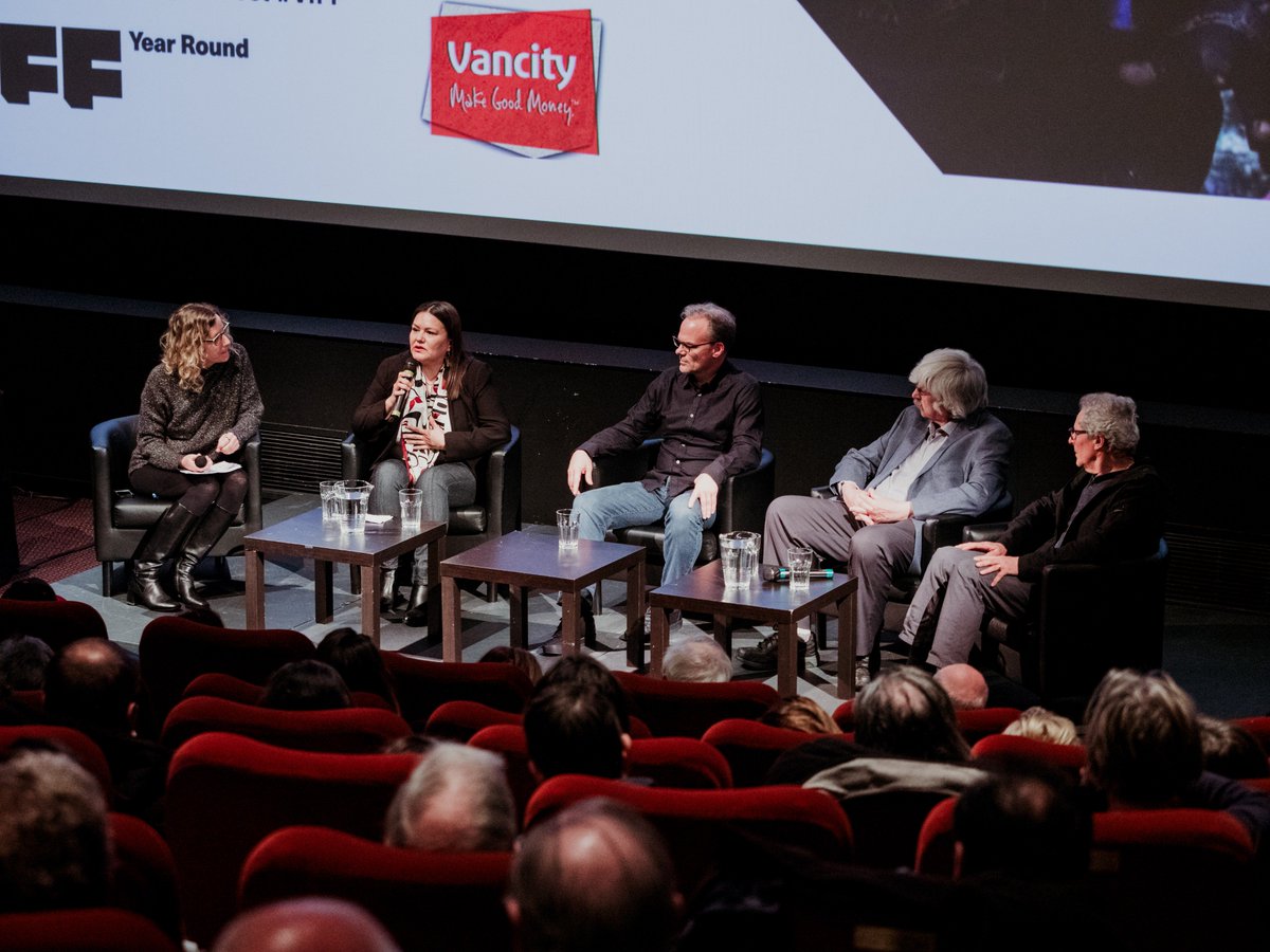 Kensingtontv's tweet photo. Thanks to everyone who attended #theshadowofgold BC screening &amp; to our host @VIFFest @Vancity, well done! Special thanks to our exceptional panelists, Jacinda Mack @FNWARM, @ktelmer @artisanal_gold, Shaun Dykes @Lucky_Minerals &amp; to @tfriesen who moderated a brilliant discussion! https://t.co/ISLIiMQEcS