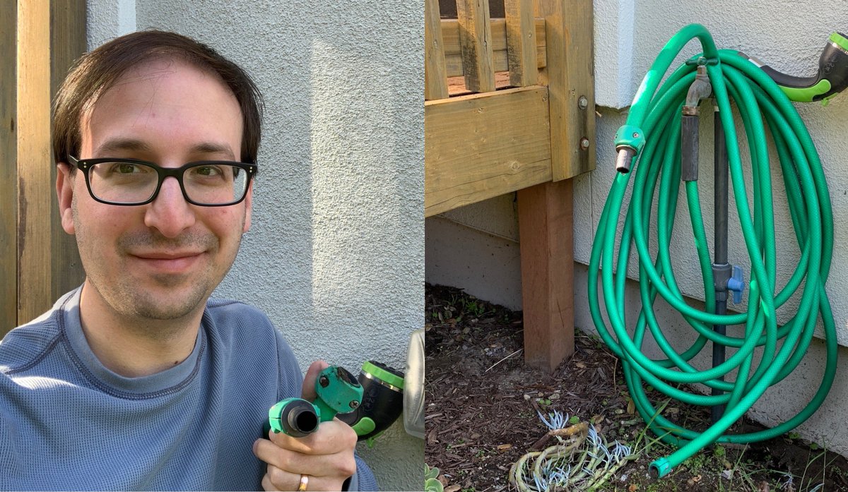 :)
"Our Buoy caught a leak today! I got a notification this morning while on the mountain skiing in Tahoe. I shut off the water. Came home just now, turned it back on. We’d left the hose valve on, which was fine until a coupler broke and the hose started leaking in the backyard."