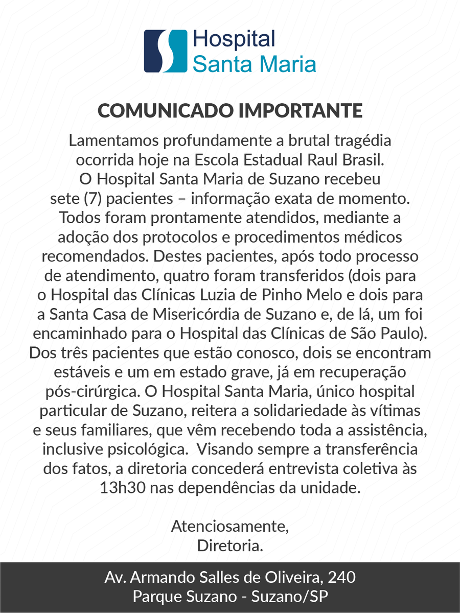 Hospital Santa Maria tweet media